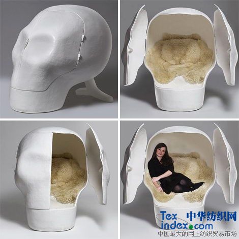 創(chuàng)意家居一竅不通頭骨小屋