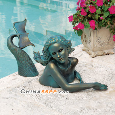 歐式風(fēng)尚美人魚(yú)家居雕刻裝飾（一）