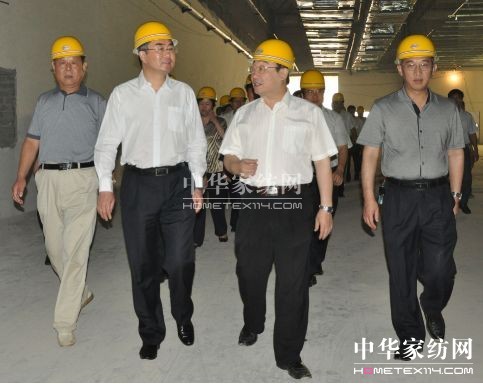 南陽市長調(diào)研南紡集團20萬錠紡紗項目