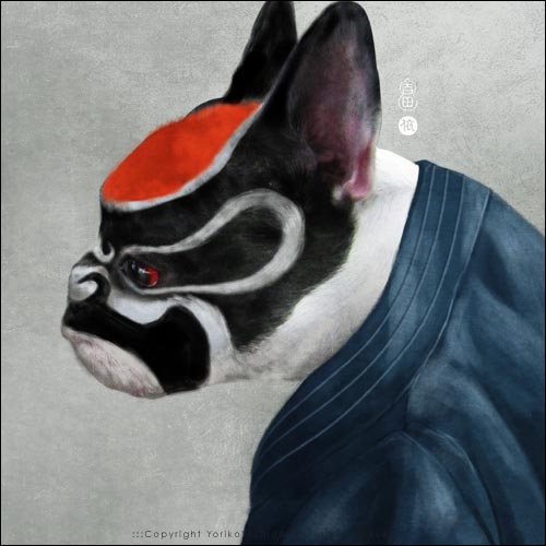 中國(guó)元素-動(dòng)物臉譜