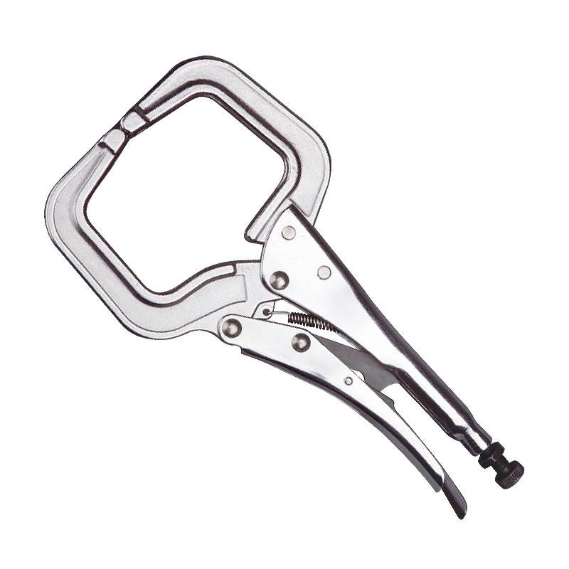 Locking C-Clamp, With Regular Tips 
