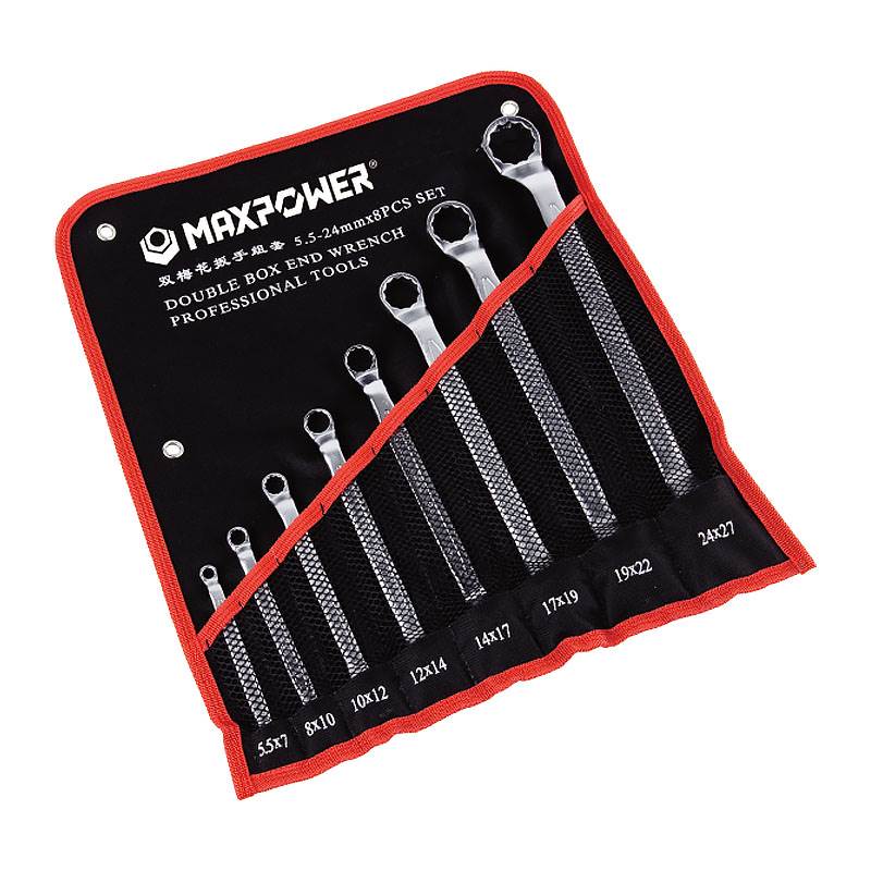 雙梅花扳手8、10件套